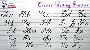 Personalize your knitting projects, such as a blanket, hat, and more, with these simple and easy knit block patterns for every letter of the alphabet. Cursive Writing Alphabet