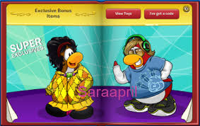 Items for your penguin unlock exclusive items at cpr rewritten and get bonus.you can find a lot of card, jitsu, hair, money note: Saraapril In Club Penguin Club Penguin Treasure Book Items
