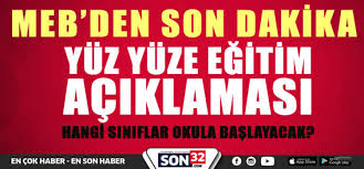Milli eğitim bakanlığı'ndan son dakika koronavirüs kararı! Meb Den Son Dakika Yuz Yuze Egitim Aciklamasi Isparta Haber Isparta Haberleri Son Dakika Isparta Haber
