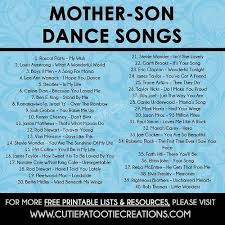 Mother Son Dance Songs For Mitzvahs And Weddings Free Printable List Weddingsongs Mother Son Dance Songs Father Daughter Dance Songs Mother Son Dance