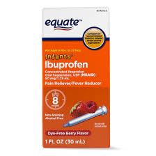 equate infants concentrated ibuprofen berry suspension 50 mg 1 oz walmart com