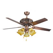 The flush mount design is perfect for rooms with low ceilings and the integrated led light kit offers versatile lighting options. 5 Blade 5 Lights Bronze Vintage Style Ceiling Fans With Lights