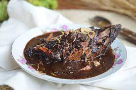 Kepala Ikan Manyung Masak Kluwak Resep Makanan Makanan Resep Masakan Indonesia