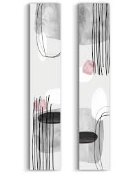 Art prints watercolor art classic art botanical art floral art wall art designs art canvas painting pink art. Set Of Two Canvases Dusky Pink Tumbles Tall Silver Wall Art Contemporary Art Uk