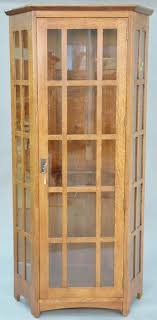 Install a corner cabinet corner cabinets can solve that problem too. Sold Price Stickley Oak Corner Cabinet With Four Glass Shelves Ht 79 In November 6 0119 10 00 Am Est