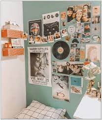 Attach the molding frame to the walls. Aesthetic Bedroom Wall Decor Vintage Room Decor Retro Bedrooms Retro Room