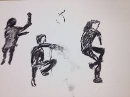 Houtskool Tekening 2 Modeltekenen Houtskool Tekenen