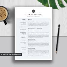 We have resume samples for all job titles and formats. Simple And Unique Resume Template Word Resume Modern Cv Template Job Resume Creative And Professional Resume Design Cover Letter Instant Download Plannerbundle Com