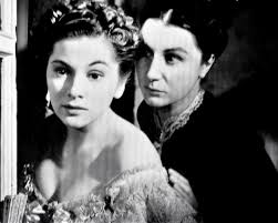Judith Anderson and Joan Fontaine in REBECCA 1940
