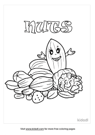 Chopsticks coloring page ultra pages template. Nut Coloring Pages Free Food Coloring Pages Kidadl
