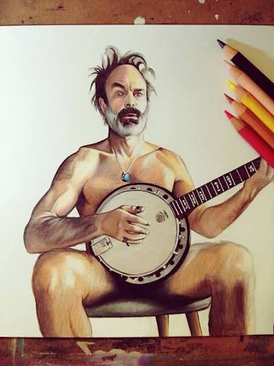 I really went ahead and fuckin drew this lmaooo. Guess Steven playing naked banjo was exactly the inspiration I needed to get SOMETHING onto paper 👀