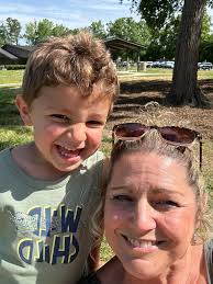 This is my oldest grandson when I took him fishing for the first time,  caught his first bass!