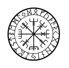 Viking Protection Runes Vegvisir Compass Medieval Decal Etsy In 2021 Viking Protection Rune Runes Viking Compass Tattoo