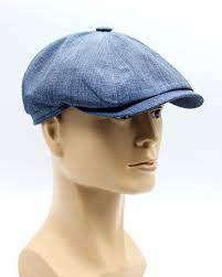 Blue Summer Newsboy Hat Men S Cotton Cap Trendy Etsy In 2021 Mens Newsboy Hat News Boy Hat Newsboy Cap