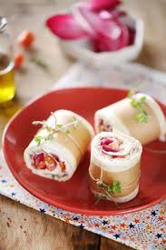 Wrap Au Fromage Frais Jambon Cru Et Crudite Chefnini Recette Wrap Fromage Jambon Cru