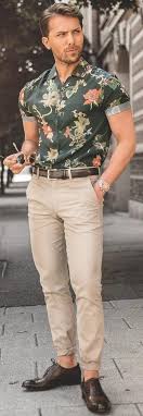 15 Trendy Printed Shirt Outfit Ideas For Men To Try Now Men Shirt Style Printed Shirt Outfit Shirt Outfit Men