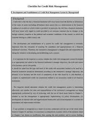 It makes sense, because you have to be able to effectively communicate the. Free 13 Credit Risk Management Samples In Pdf Ms Word