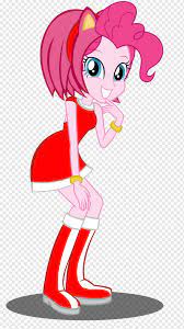 A new generation (2021) my little pony: Pinkie Pie Amy Rose Rainbow Dash My Little Pony Equestria Girls Sonic The Hedgehog Amy Sonic The Hedgehog Vertebrate Equestria Png Pngwing