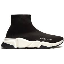 Balenciaga shoes balenciaga shoes women Balenciaga Speed Trainers 495 Liked On Polyvore Featuring Shoes Sneakers Black Black Hi Tops Bale Balenciaga Speed Trainer Balenciaga Shoes Knit Shoes