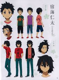 Anohana Anohana Anime Character Design Character Design