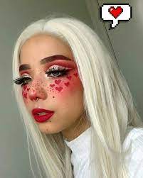 What others are saying anime eyes elsa makeup tutorial tutorial tutorial anime eye makeup 9 link thumbnail of video eye enlarging makeup tutorial step by best makeup for foundations the best foundations for dark skin tones, according to beyoncé's makeup artist whether you have dry, oily. Makeup Art Heart Red Eyes Eyeshadow Eyemakeupbright Crazy Makeup Creative Makeup Looks Halloween Makeup Pretty