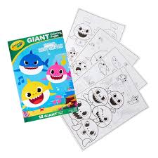 Signup to get the inside scoop from our monthly newsletters. Crayola Baby Shark Giant Coloring Pages Michaels