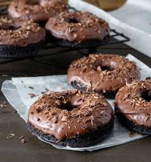 Triple Chocolate Cake Doughnuts Chocolate Cake Semi Sweet Chocolate Topping Dark Chocolate Shavings Sw Donut Maker Recipes Donut Maker Mini Donuts Maker