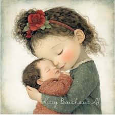 My little baby sister Midjourney AI