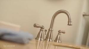 widespread bathroom sink faucet