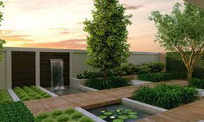 A collection of images that show beautiful modern style landscape designs from an australian firm. Modern Landscape Design Take Essential Elements For Home