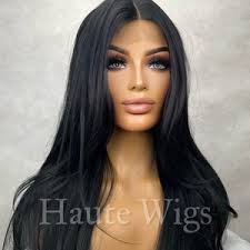 Wigs Black Long Soft Curl Wig, Synthetic Fibres, Heat Resistant, Lace.  Natural Hair Oncology Wig Curly Wig Affordable Economical Quality Wig