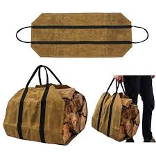 10 Fancy Canvas Wood Carrying Bag Gallery Firewood Carrier Bags Felt Bag