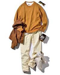 大人のお洒落コーデ集 落ち着きすぎないブラウンニットコーデ fashion safari online safari ファッション 秋冬 ファッション メンズ メンズファッション