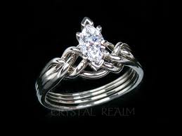 Marquise Diamond Four Band Puzzle Ring We Will Make This In Palladium Or Your Choice Of Precious Celtic Engagement Rings Puzzle Ring Rose Gold Engagement Ring