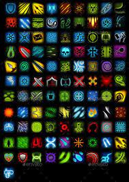 Set Of 100 Skill Icons Pixel Art Games Graphic Design Pattern Icon