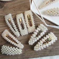 Hair Clip Styles For Fancy Girls Hairclipstyles Womanhairtrends Fashionactivation Hairstyles Hair Accessories Pearl Hair Pins Pearl Hair Clip