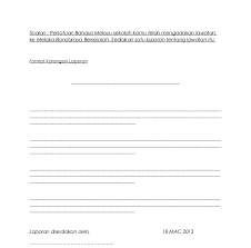 Telekomunikasi indonesia tbk telah melakukan perubahan yang besar terutama dalam penanganan gangguan. Contoh Soalan Karangan Laporan Pt3 Terengganu S