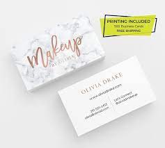 Spend a minimum at vistaprint, and enjoy free or reduced shipping cost. Marble Rose Gold Makeup Business Cards 500 Business Cards Etsy Makeup Business Cards Printing Business Cards Gold Business Card