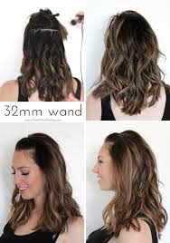 This Quick Infographic Tutorial Will Give You A Visual Difference Between Bombay Hair S 32mm Vs 25mm Vs 13 2 Wand Curls Curling Hair With Wand Frizz Free Curls