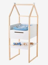 wickeltisch tipi weiss natur 1 table a langer chambre bebe bois lit bebe bois