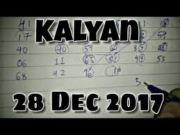 Kalyan 28 12 17 Sure Fix Otc Open To Close Jodi Aur Panna