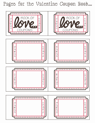 Blank Valentine Coupon Book Pdf Valentines Coupon Book Printable Coupon Book Coupon Book Diy