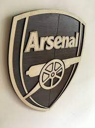 Wooden Football Logo Crest Arsenal F C Gift Wall Hang Decor Soccer Fan Sports Collectibles Cust Arsenal Arsenal Wallpapers Logo Arsenal
