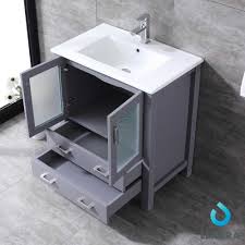 Small dark grey bathroom vanity. Lexora Volez 30 Color Dark Grey Bathroom Vanity With Mirror