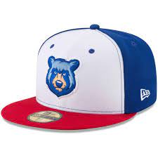 Tennessee Smokies New Era Home Authentic Collection On Field 59fifty Fitted Hat White Fitted Hats Tennessee Smokies Hats