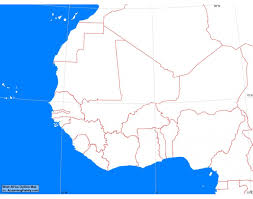 Blank outline map of africa africa map assignment. West Africa Map Quiz