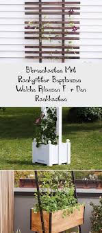Blumenkasten Mit Rankgitter Bepflanzen Welche Pflanzen Fur Den Rankkasten Plants Obi Blumenkastenholz Pflanzkasten Garten Ter In 2020 Outdoor Structures Outdoor