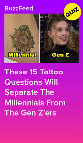 Cutest wave tattoo designs to try in 2021. These 15 Tattoo Questions Will Separate The Millennials From The Gen Z Ers Tattoo Quiz Tattoos Z Tattoo