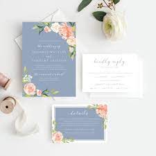 11 Piece Instant Download Wedding Invitation Template Bundle Etsy Instant Download Wedding Invitations Blue Wedding Invitations Printable Wedding Invitations