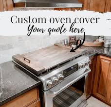 Designing kitchen islands in the house are one way to show off your taste. Custom Stove Top Cover Kitchen Island Serving Tray Kitchen Etsy